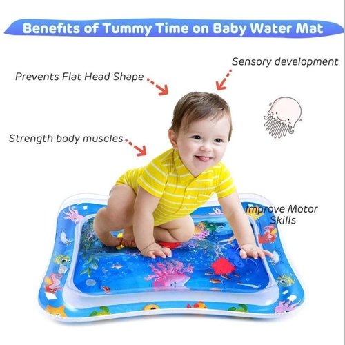 Inflatable Water Play Mat Infants Baby Toddlers Fun Tummy Time Play  Activity Center – Pathibhara Online